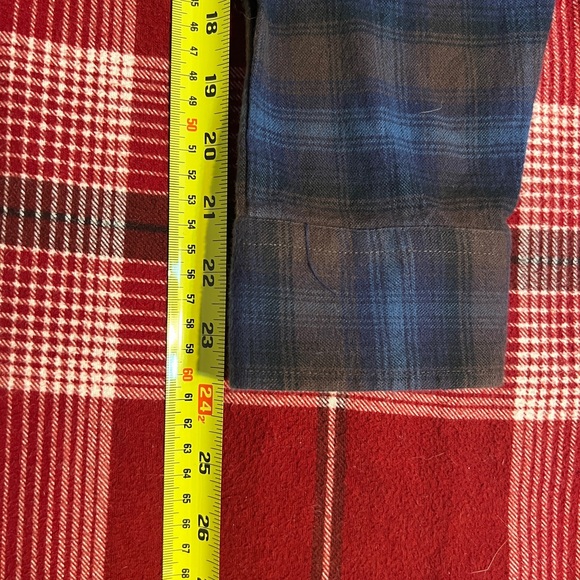 Pendleton Mason Flannel Men’s Plaid Cotton Button Down Longsleeve Shirt Size M - Picture 9 of 9